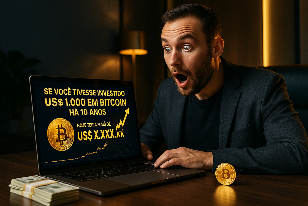 Se você tivesse investido  US$ 1.000  em Bitcoin há 10 anos, veja quanto teria hoje