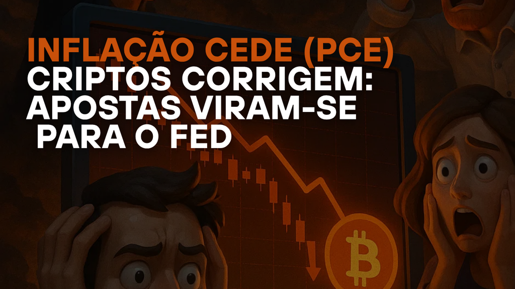 Inflação Cede, Criptos Corrigem: Apostas Viram-se Para o Fed