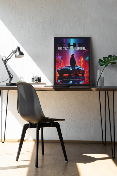 Affiche Cyberpunk - La fin n'est que le début - OuroborosLegacy Collection